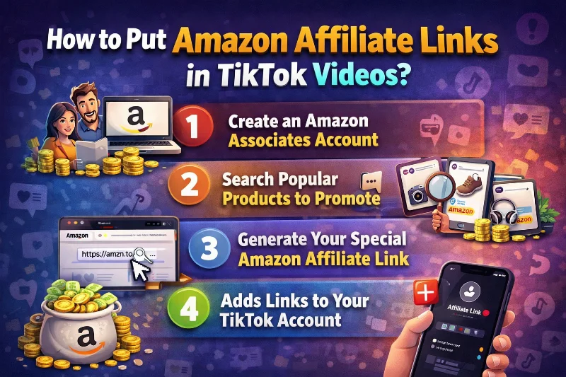 How to put Amazon Affiliate links on TikTok