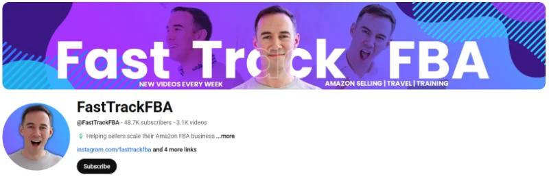 Thomas Parkinson Fast Track FBA YouTube Amazon FBA