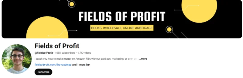 Warner Fields YouTube Amazon FBA