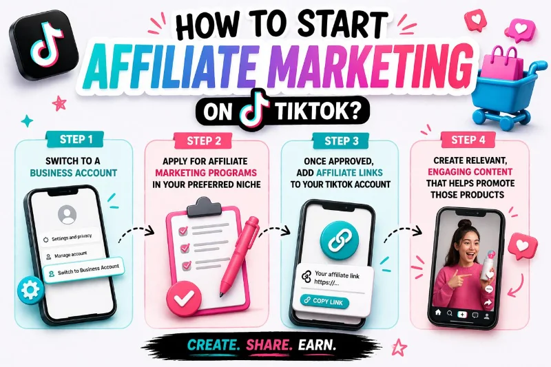 How to Start TikTok affiliate marketing