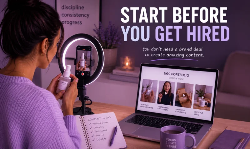 How to Build a UGC Portfolio From Scratch (With Zero Brand Deals)