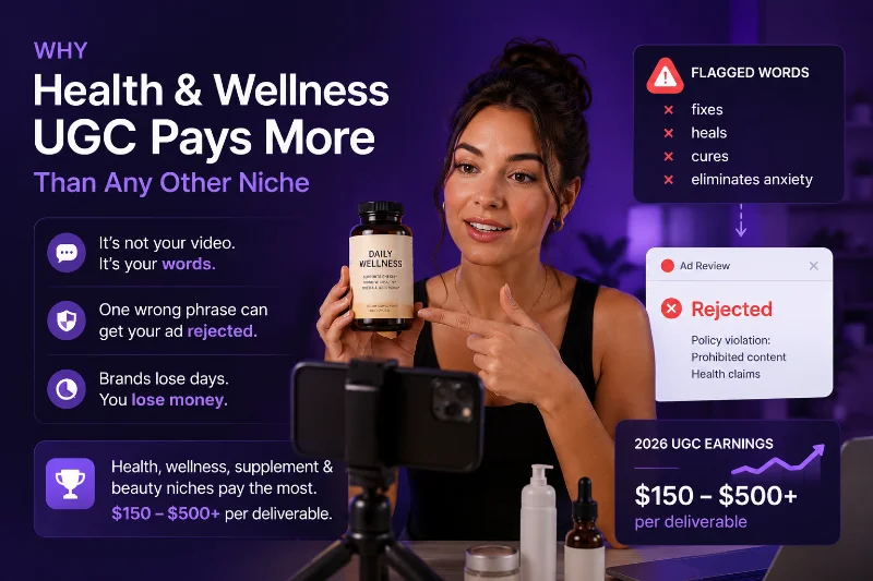 The Claims-Safe UGC Ads Script Guide: Ad Templates for Health Brands