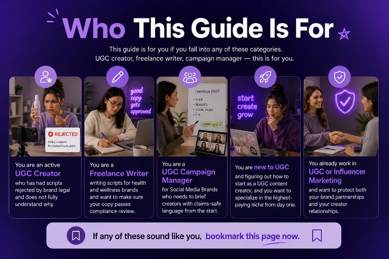 The Claims-Safe UGC Ads Script Guide: Ad Templates for Health Brands