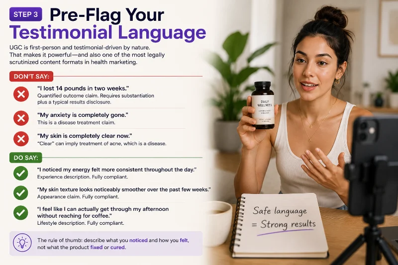 The Claims-Safe UGC Ads Script Guide: Ad Templates for Health Brands