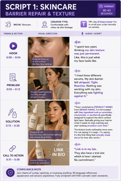 The Claims-Safe UGC Ads Script Guide: Ad Templates for Health Brands