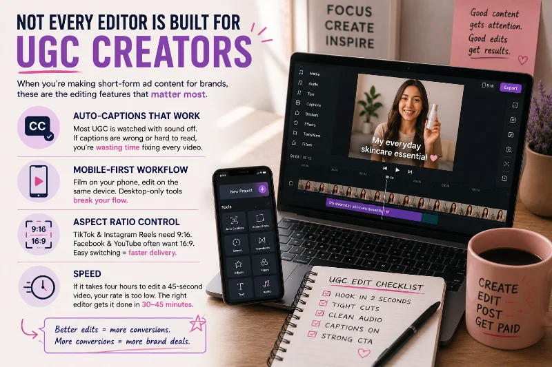 Best Video Editing Apps for UGC Creators (2026 Guide)