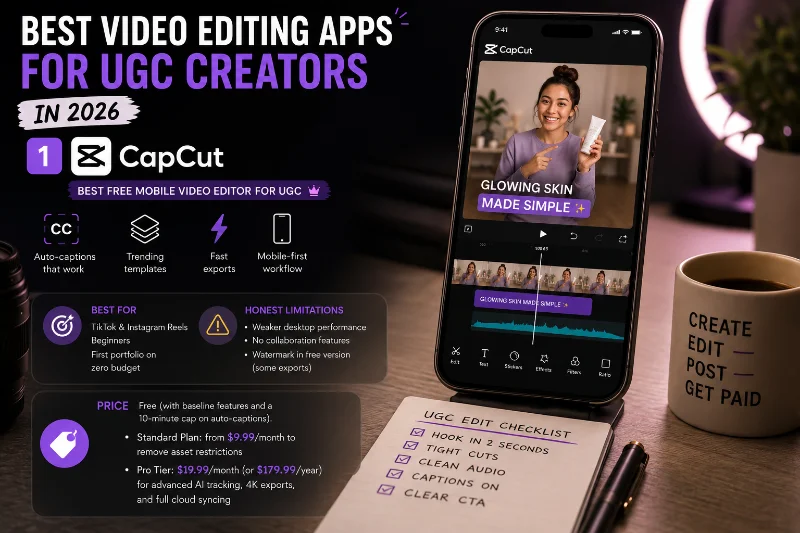 Best Video Editing Apps for UGC Creators (2026 Guide)