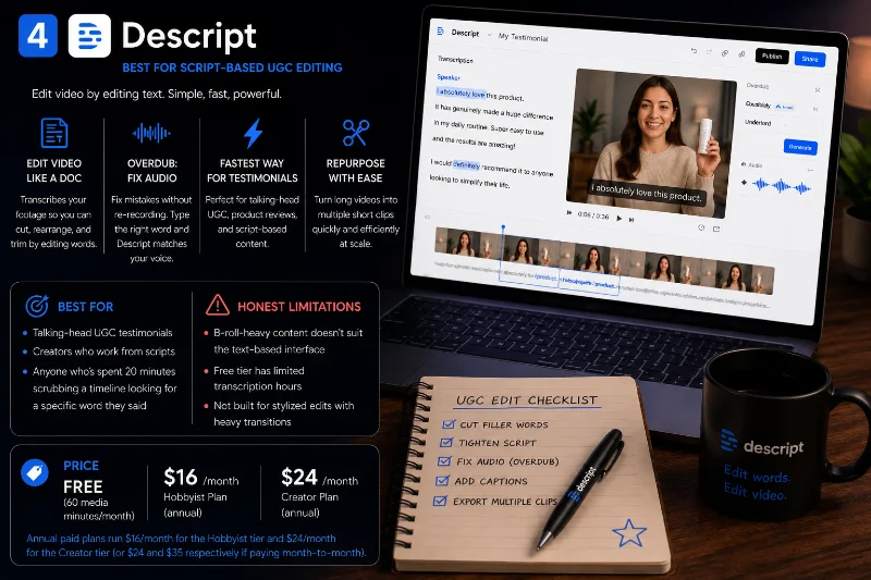 Best Video Editing Apps for UGC Creators (2026 Guide)