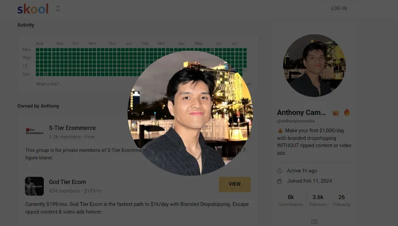 God Tier Ecom Review 2026: Is Anthony Camacho Worth $199/mo?