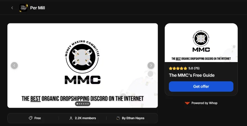 Per Mill Review: Is Ethan Hayes' MMC Discord Worth It?
