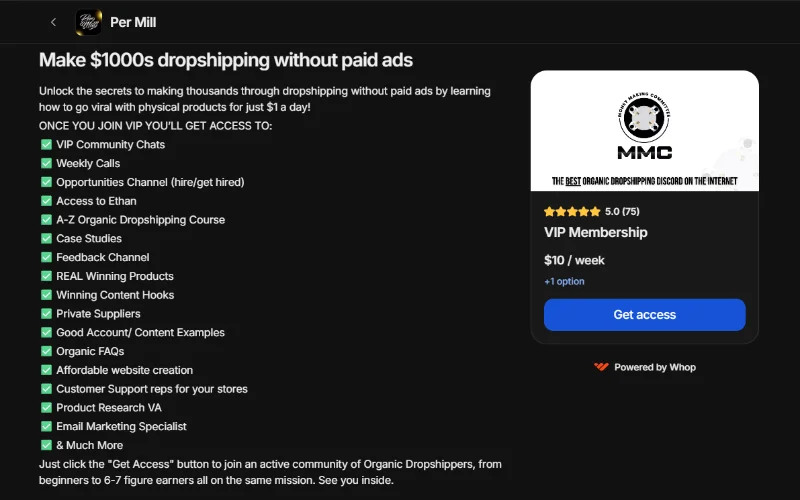 Per Mill Review: Is Ethan Hayes' MMC Discord Worth It?