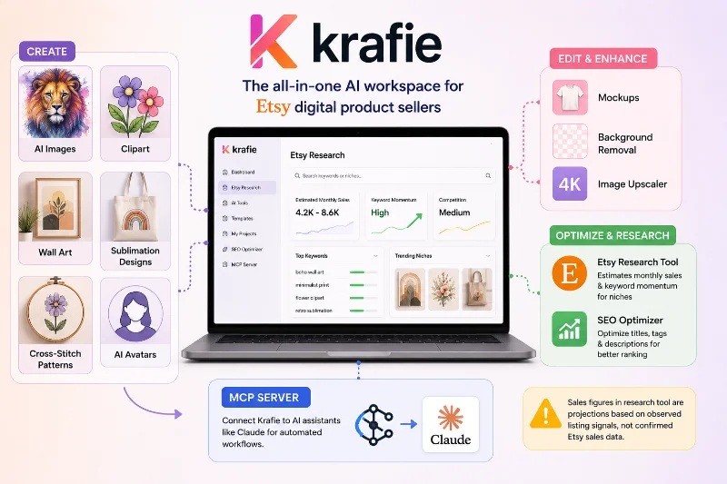 Krafie Review 2026: Is This Etsy AI Tool Legit & Worth It?