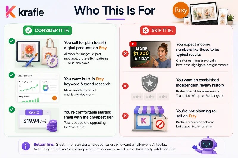 Krafie Review 2026: Is This Etsy AI Tool Legit & Worth It?