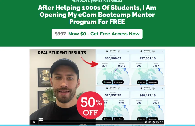 Justin Cener Bootcamp Review 2026: Now Free, Worth It?
