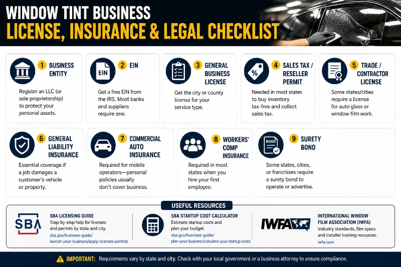 Window Tint Business Startup Costs: Mobile vs. Shop vs. Franchise