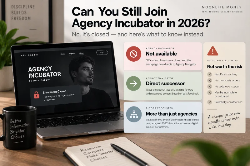 Agency Incubator Review (2026): Price, Legit & Closed?