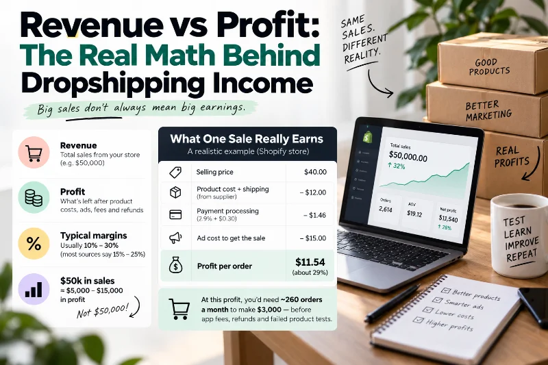 How Much Do Dropshippers Make? Real Income Data (2026)