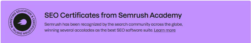Semrush SEO Certification 2026: Exam, Cost, Courses