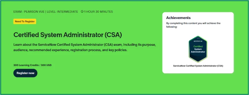 ServiceNow System Administrator: CSA Exam Cost (2026)