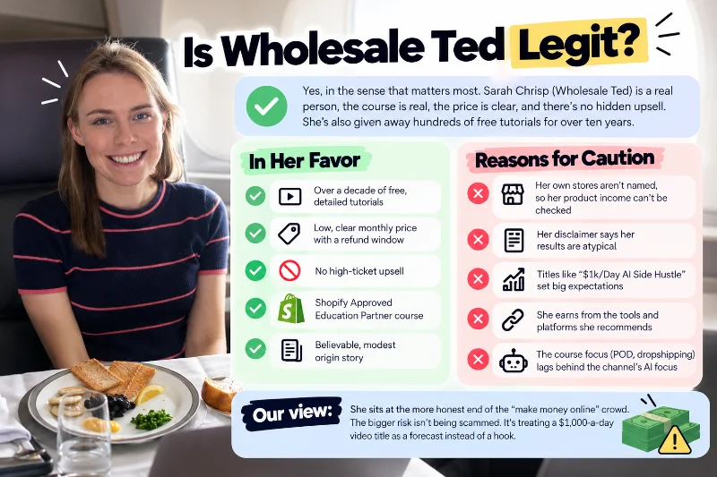 Is Wholesale Ted legit? Reasons in her favor vs reasons for caution Is Wholesale Ted legit? Reasons in her favor vs reasons for caution