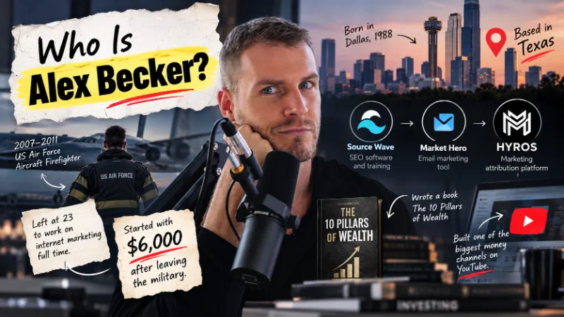 Alex Becker Net Worth 2026: Hyros, Crypto & Is He Legit?