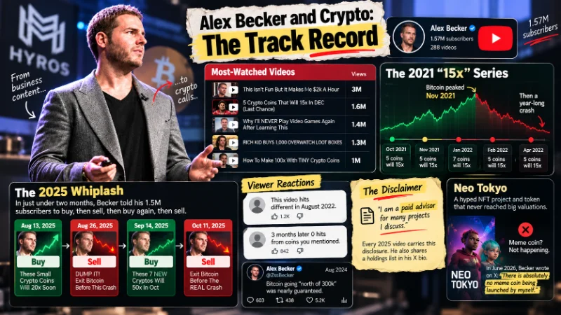 Alex Becker Net Worth 2026: Hyros, Crypto & Is He Legit?