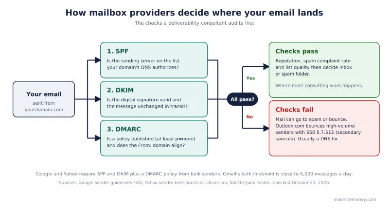 Email Deliverability Consultant: Cost and How to Hire One